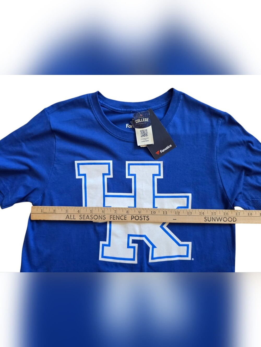 Kentucky Wildcats Small Blue Fanatics Brand New Collegiate Tee Shirt - Picture 7 of 8